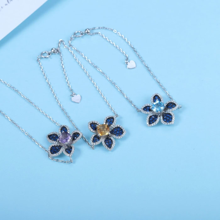 Blumen Armband mit Citrin – Bild 4