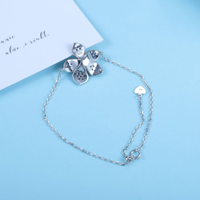 Blumen Armband mit Citrin – Bild 3