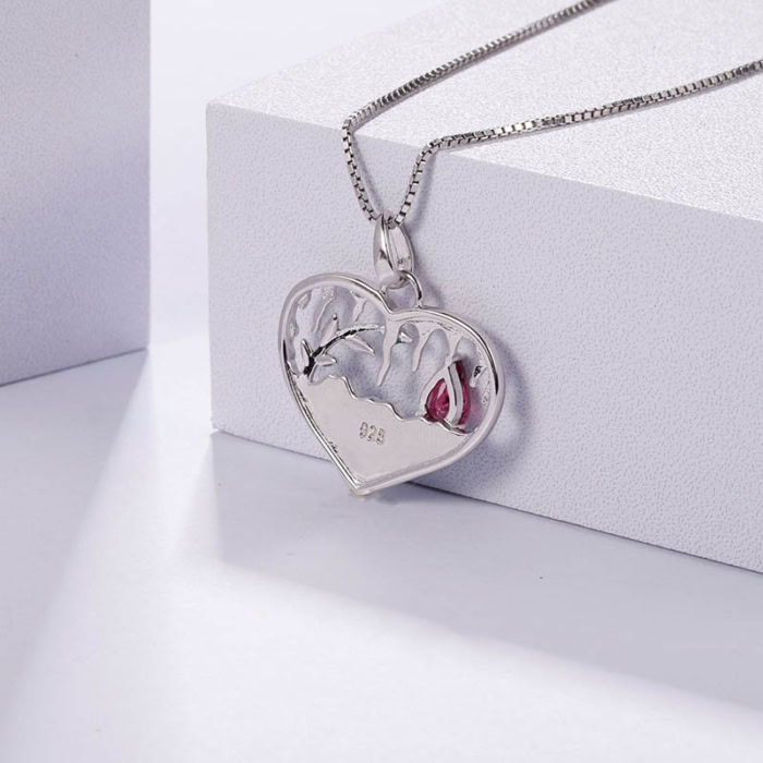 Silber Kette mit Herzanhänger