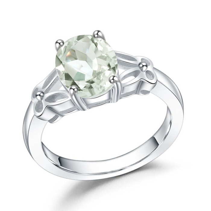 Vintage Ring mit Grüner Amethyst