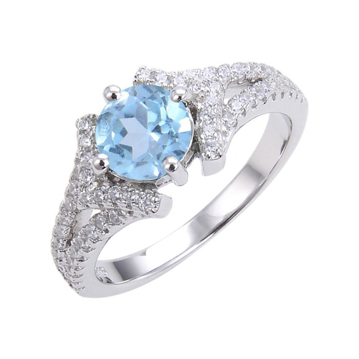 Extravagante Ring mit Saphir – Bild 5