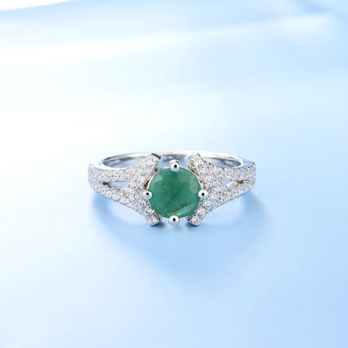 Extravagante Ring mit Saphir – Bild 2