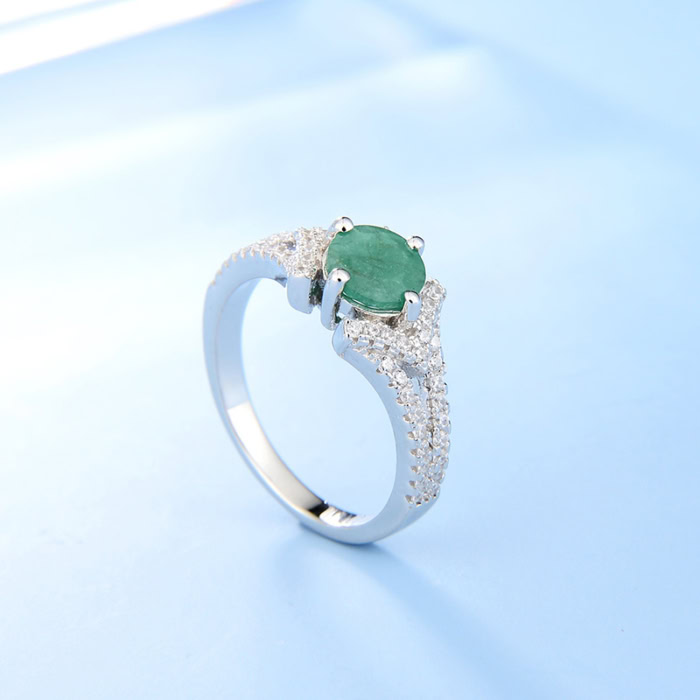Extravagante Ring mit Saphir – Bild 3