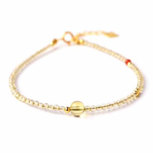 Feines Armband aus Citrin