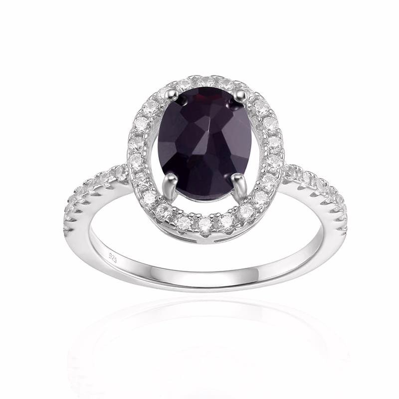 Oval Engagement Ring mit Steine – Bild 13