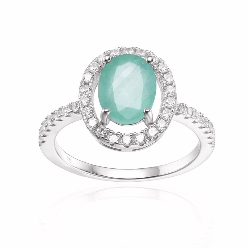 Oval Engagement Ring mit Steine – Bild 14