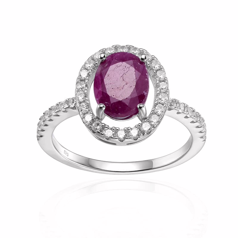 Oval Engagement Ring mit Steine – Bild 15
