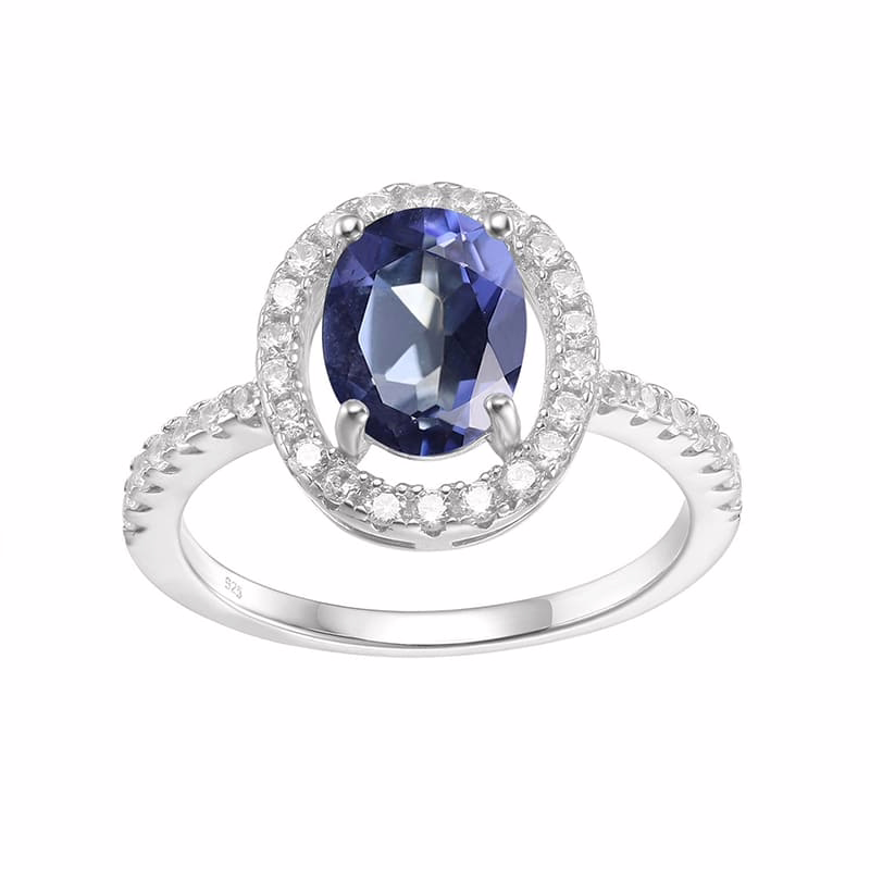 Oval Engagement Ring mit Steine – Bild 11