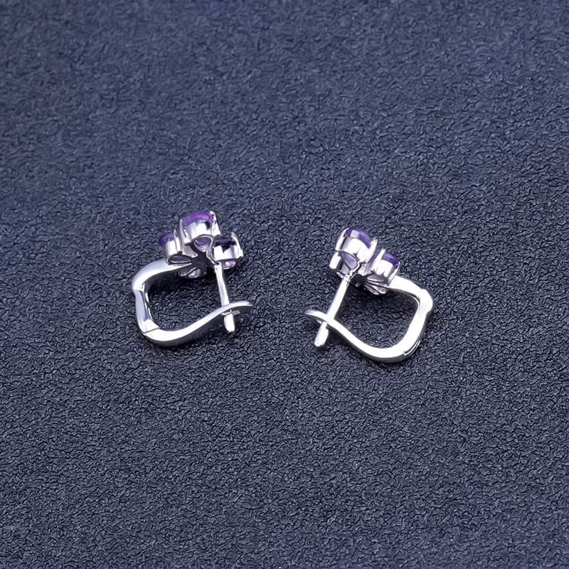 Amethyst Ohrringe Silber Für Damen