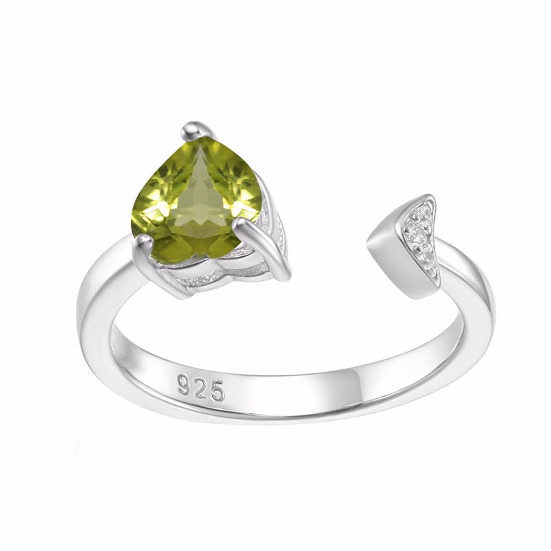 Peridot Herzförmiger Ring