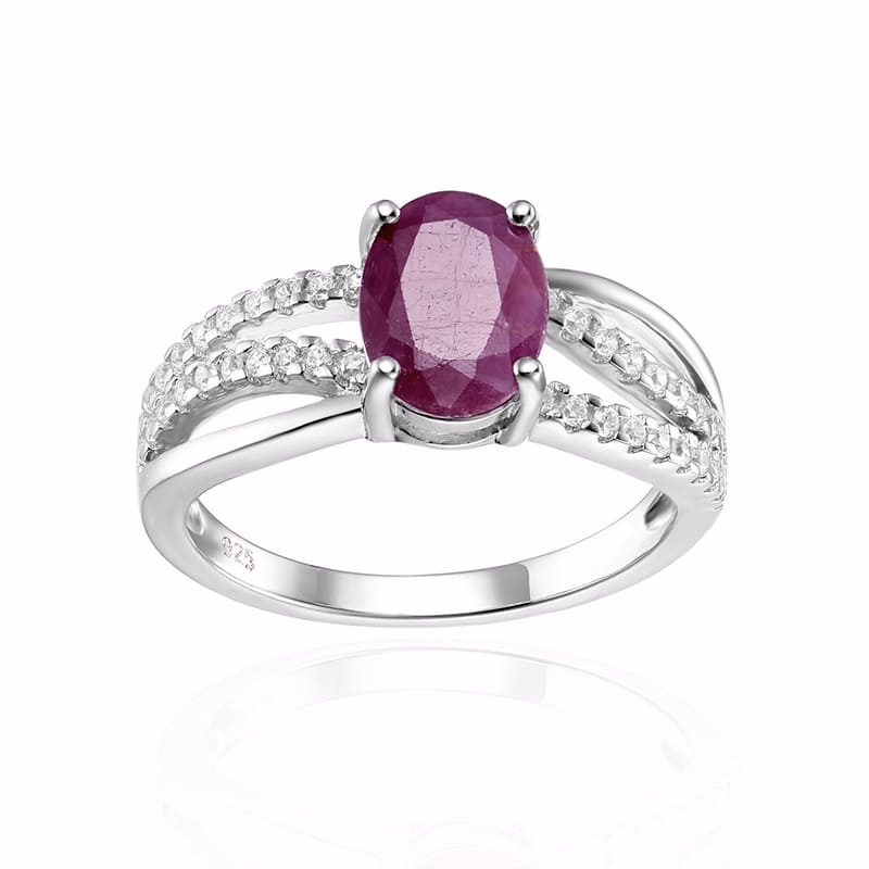 Oval Rauchquarz Ring mit Zirkonia – Bild 17