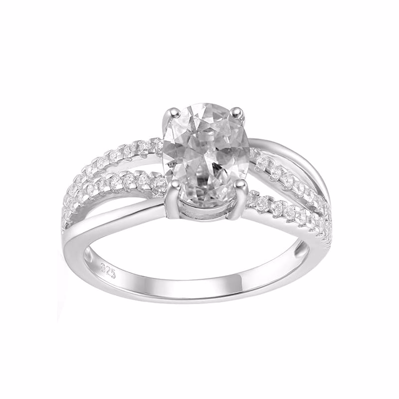 Oval Rauchquarz Ring mit Zirkonia – Bild 18