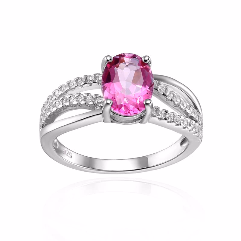 Oval Rauchquarz Ring mit Zirkonia – Bild 19