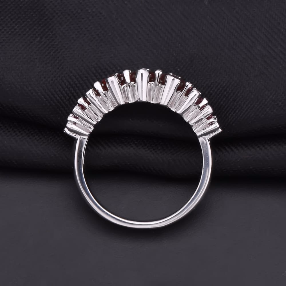 Extravagante Ring mit Rosengranat – Bild 4
