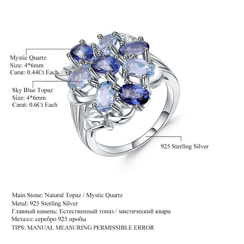 Silber Edelstein Ring