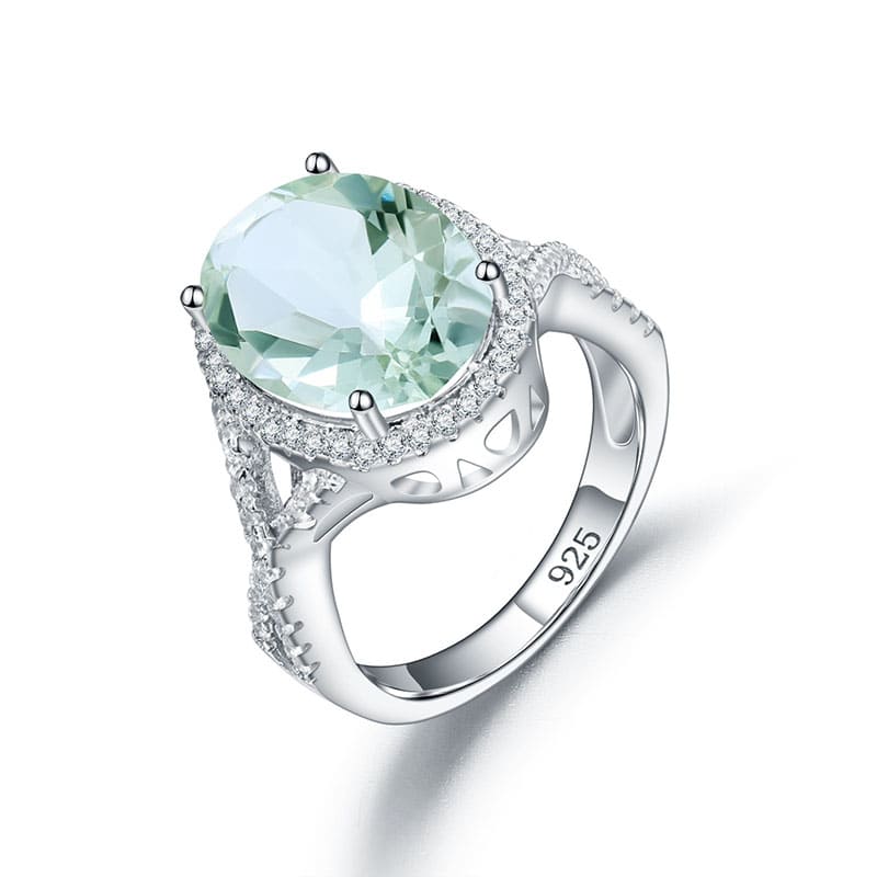Proposal Ring mit Grüner Amethyst