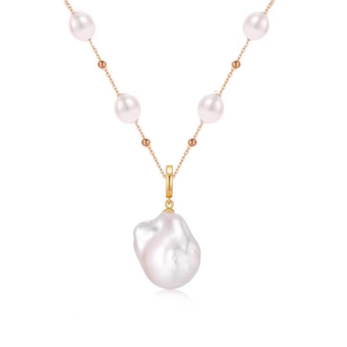 Damen BarockPerlen Kette