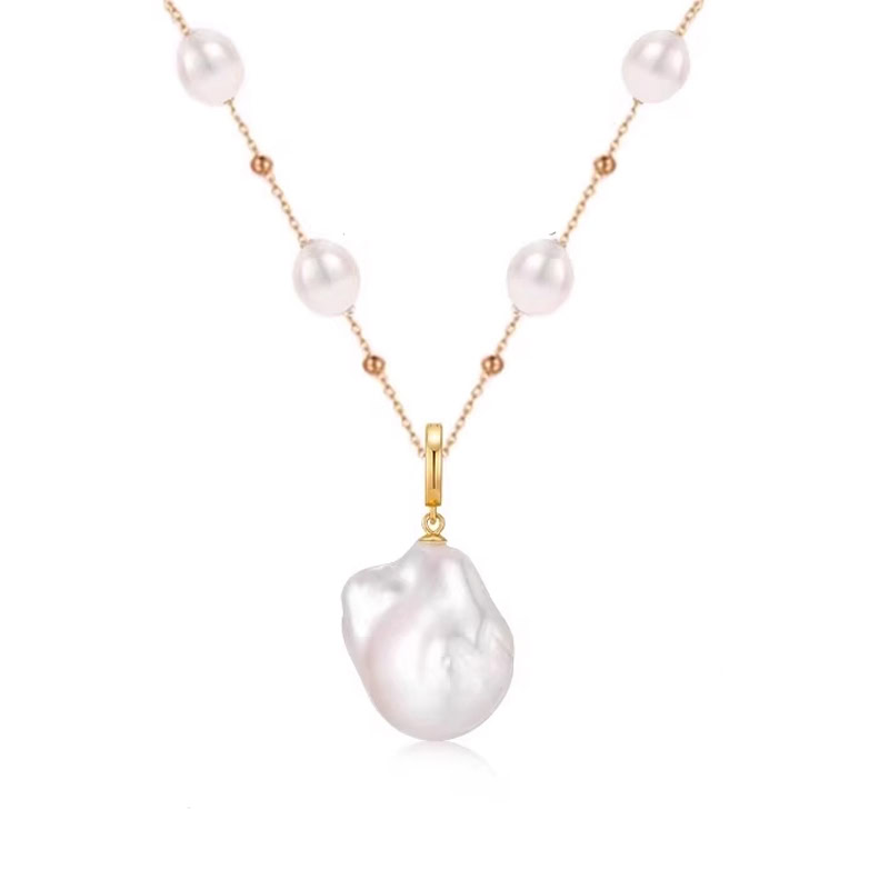 Damen BarockPerlen Kette
