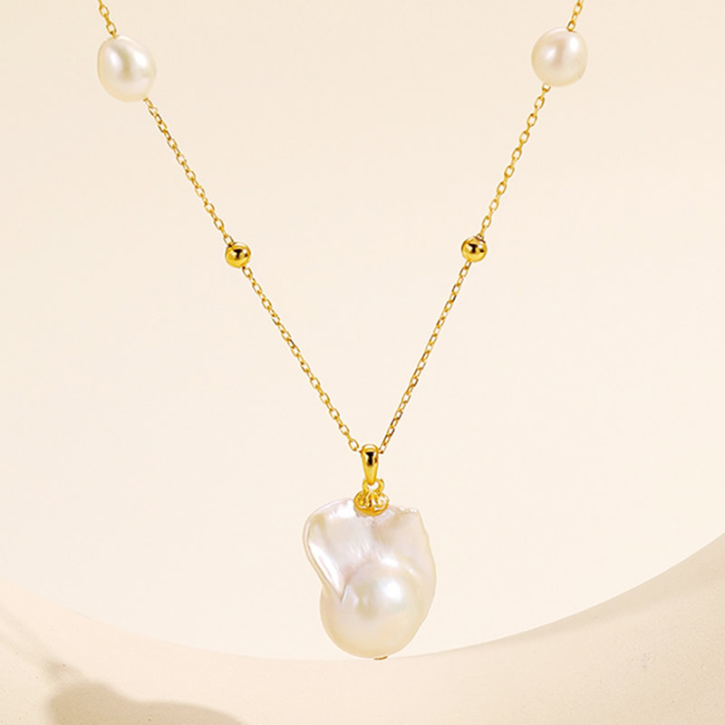 Damen BarockPerlen Kette