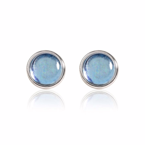 Damen Ohrringe mit Aquamarin