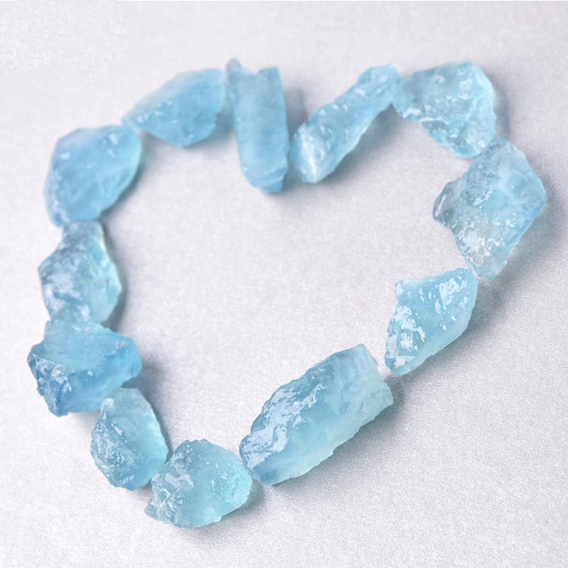 Damen Kette mit Aquamarin