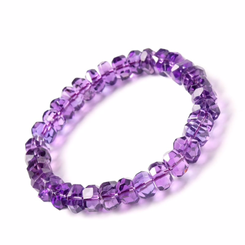 Armband aus unregelmäßig geformtem Amethyst
