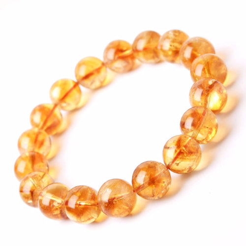 Armband aus Citrin Perlen