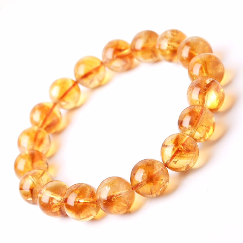 Armband aus Citrin Perlen