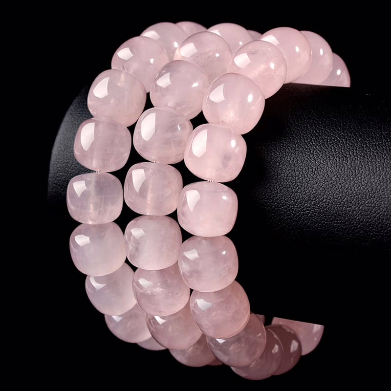 Rosenquarz Armband Für Damen