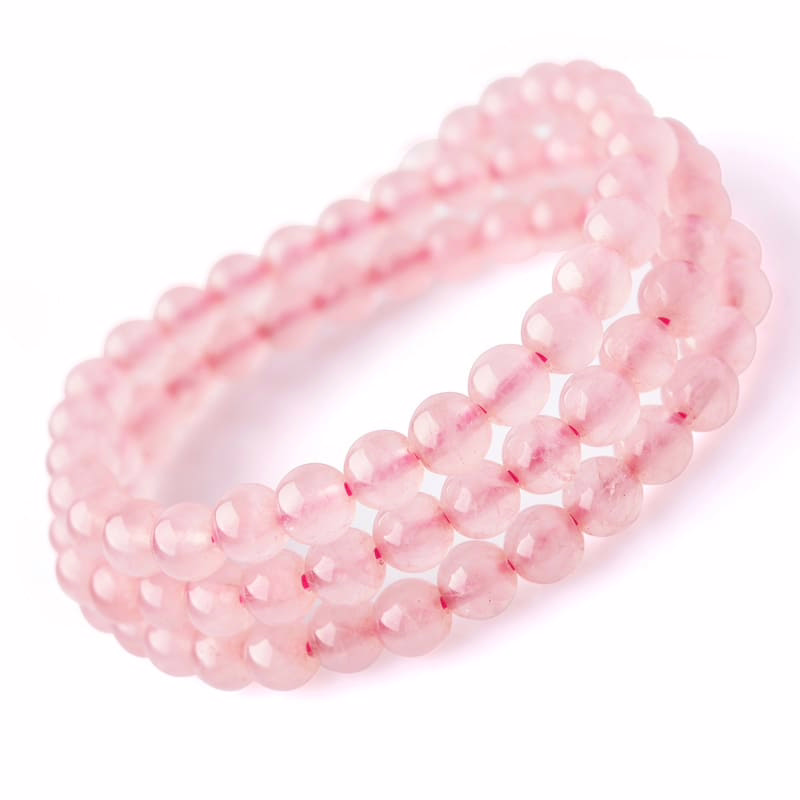 Layering Rosenquarz Armband Für Damen